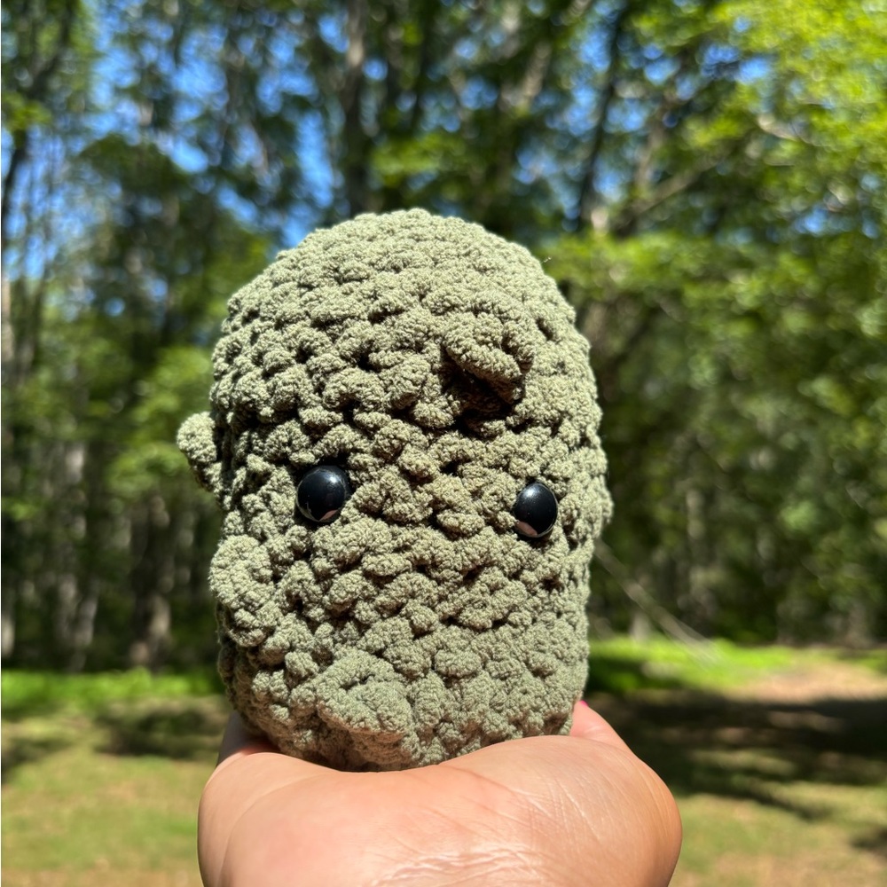 handmade crochet pickle
